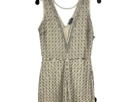 Romper By Clothes Mentor In Cream, Size: M Hot on Sale