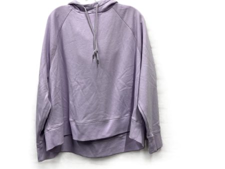 Athletic Sweatshirt Hoodie By Universal Thread In Purple, Size: 3x Online now