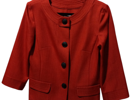 Blazer By Dressbarn In Orange, Size: 8 Hot on Sale