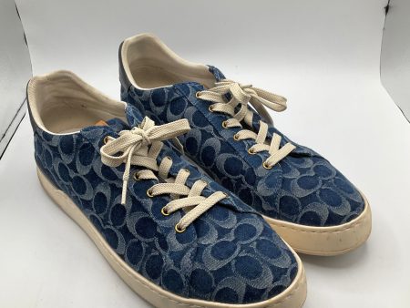 Shoes Sneakers By Coach In Blue, Size: 13 Online