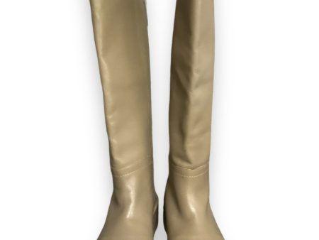 Boots Knee Flats By Zara In Beige, Size: 6 Supply