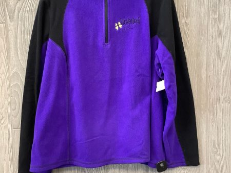 Athletic Sweatshirt Collar By Tek Gear In Purple, Size: 3x For Discount