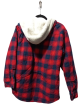 Coat Puffer & Quilted By Clothes Mentor In Plaid Pattern, Size: L For Discount