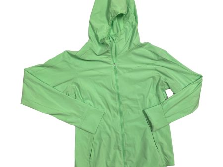 Athletic Jacket By Lululemon In Green, Size: 12 Hot on Sale