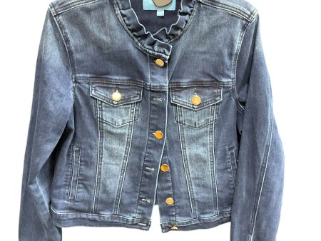 Jacket Denim By Draper James In Blue Denim, Size: L For Cheap