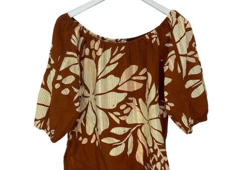 Top 3 4 Sleeve By Anthropologie In Brown, Size: Xs For Cheap