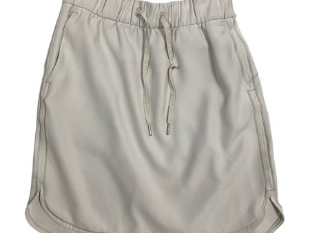 Athletic Skirt By Lululemon In Cream, Size: 6 Hot on Sale