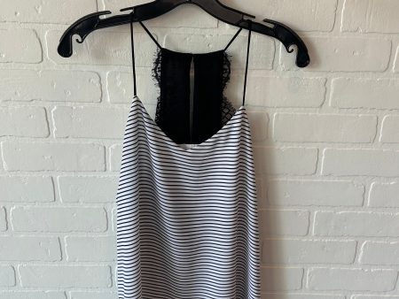 Top Cami By Express In Black & White, Size: M Online Hot Sale