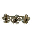 Crystal Flower Hinged Bangle Bracelet By Betsey Johnson Online