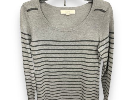 Dress Sweater By Loft In Striped Pattern, Size: M on Sale