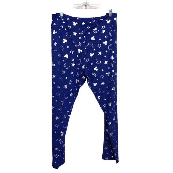 Pants Leggings By Disney Store In Blue & Silver, Size:2X Online Sale