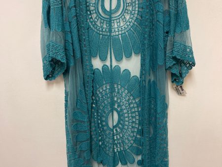 Kimono By Clothes Mentor In Teal, Size: Osfm Hot on Sale