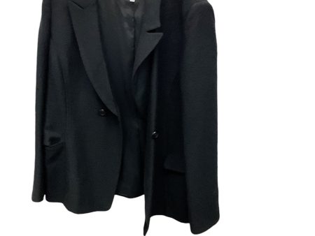 Blazer Designer By Armani Collezoni In Black, Size: 16 For Discount