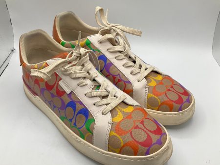 Shoes Sneakers By Coach In Rainbow Print, Size: 13 Online Hot Sale